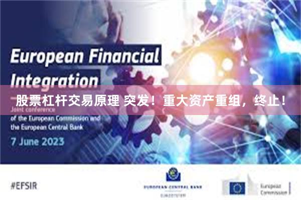 股票杠杆交易原理 突发！重大资产重组，终止！